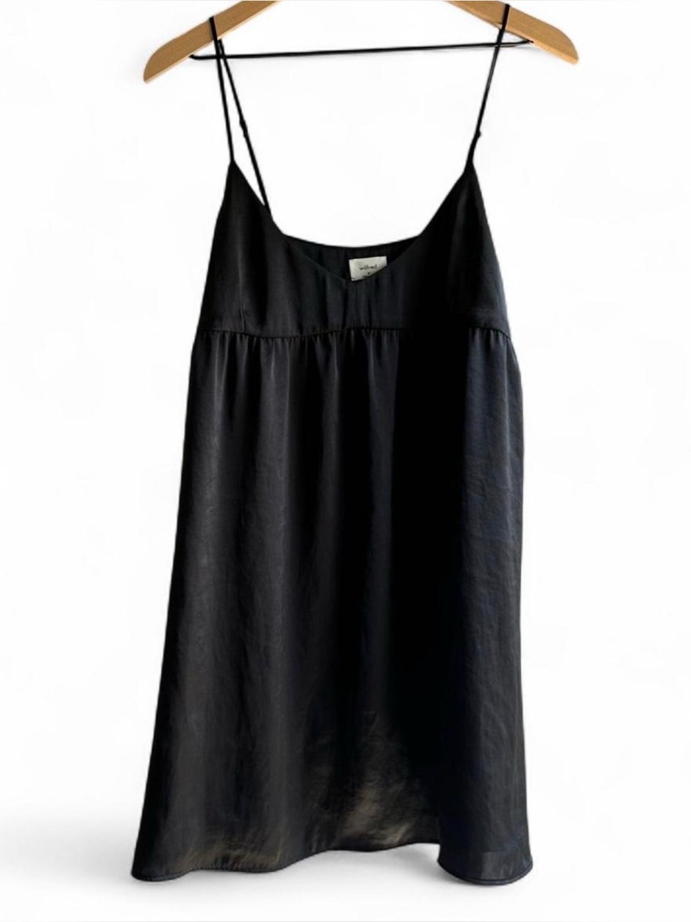 Wilfred Aritzia Black Babydoll dress size Medium
